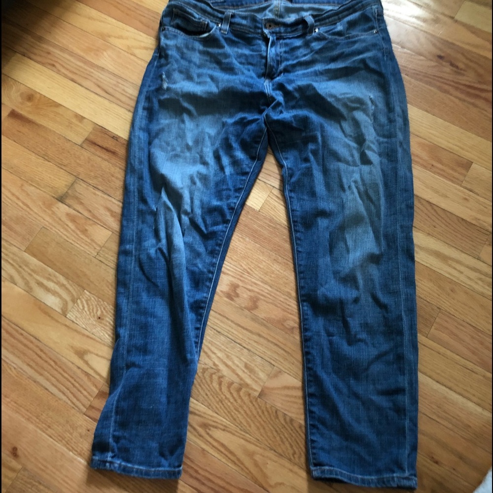 Lucky brand slim boyfriend jeans size 14
